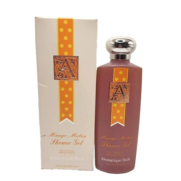 Aromatique Shower Gel Bath Mango Melon with Pump 8.4 oz Rare Discontinued - Picture 1 of 4